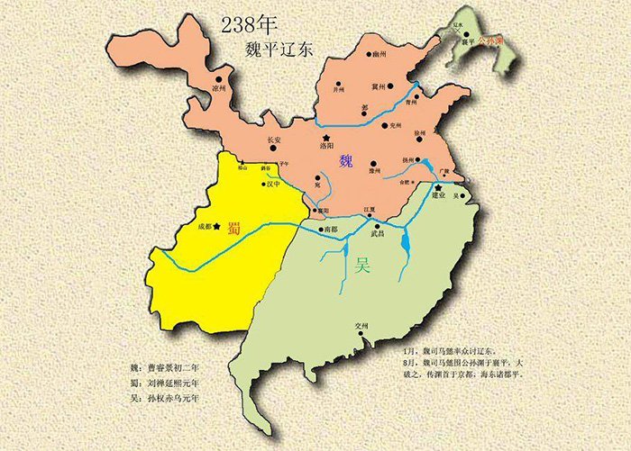 Map of 3 Kingdoms